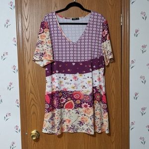 Lily by Firmiana Short Tunic Dress Plus Size 2X